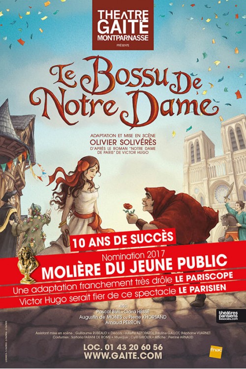 « Le Bossu de Notre-Dame », une libre adaptation du roman de Victor Hugo à la Gaîté-Montparnasse