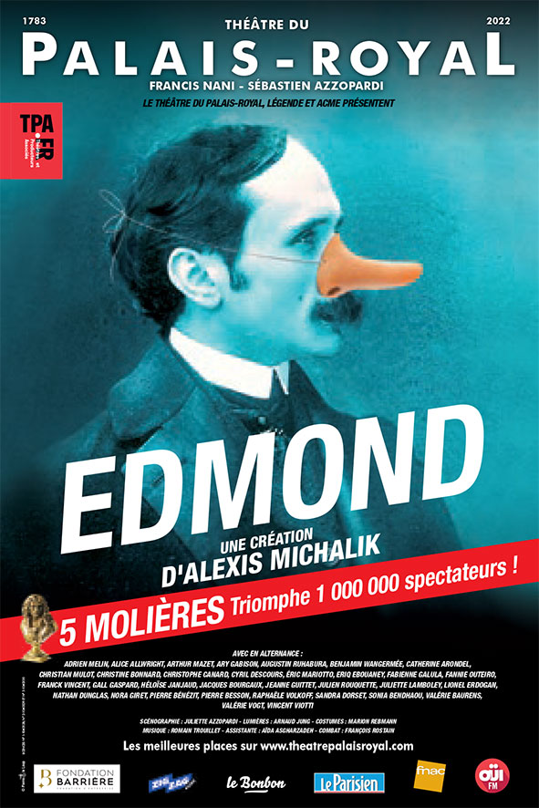 « Edmond », d’Alexis Michalik, au théâtre du Palais-Royal
