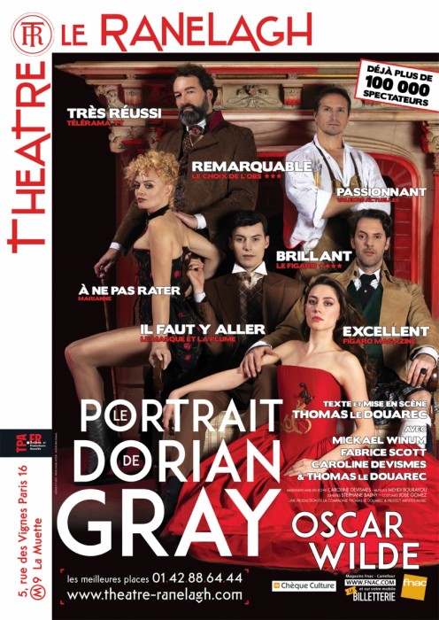 « Le Portrait de Dorian Gray », au théâtre du Ranelagh