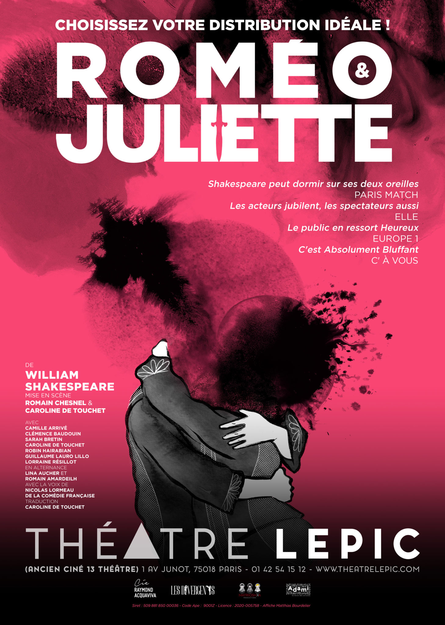 « Roméo et Juliette » au théâtre Lepic
